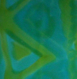 Lime, turquoise